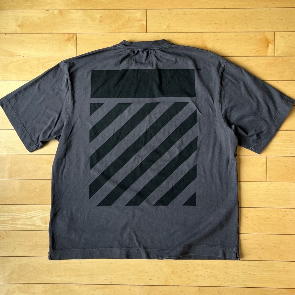 OFF-WHITE Diagonal Logo T Shirt